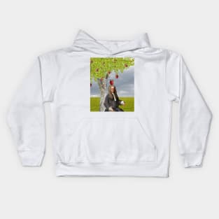 Isaac Newton Apple Tree Kids Hoodie